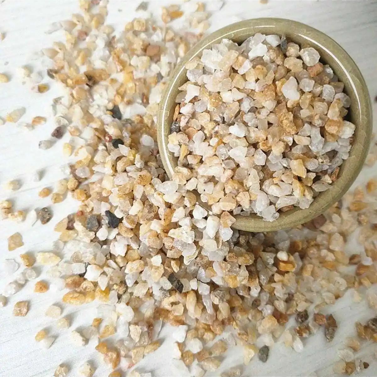 Aquarium Marine Sand - 1szt-250g Naturalne kryształy Żwir Kamień Mikro