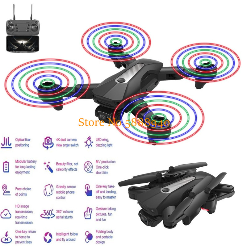Overflow Box Dual - Dron RC z kamerą 4K, podwójną