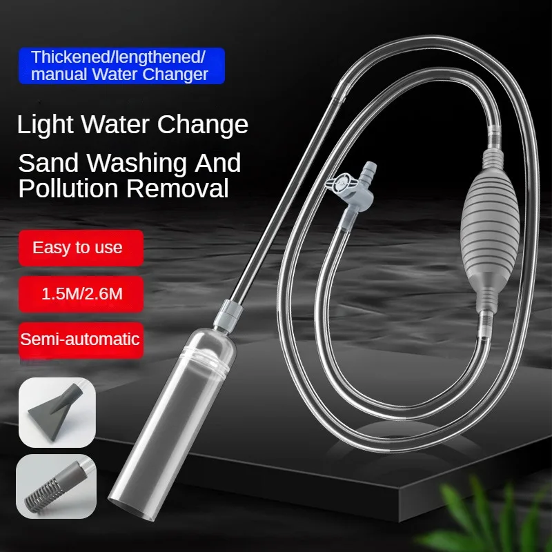 Marine Aquarium Vacuum - Odkurzacz syfonowy do akwarium Zmieniacz wody