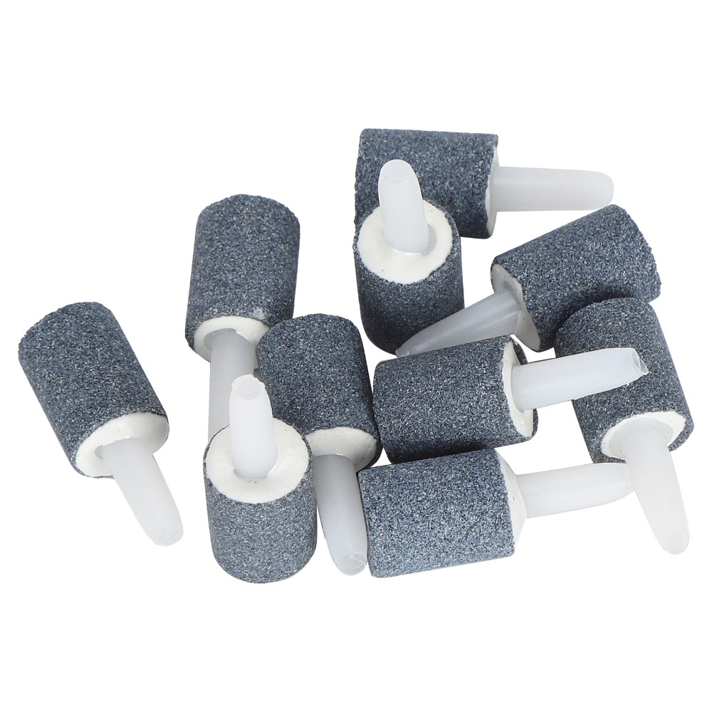 Aquarium Marine Sand - Zestaw 10 szt. cylindrycznych kamieni napowietrzających
