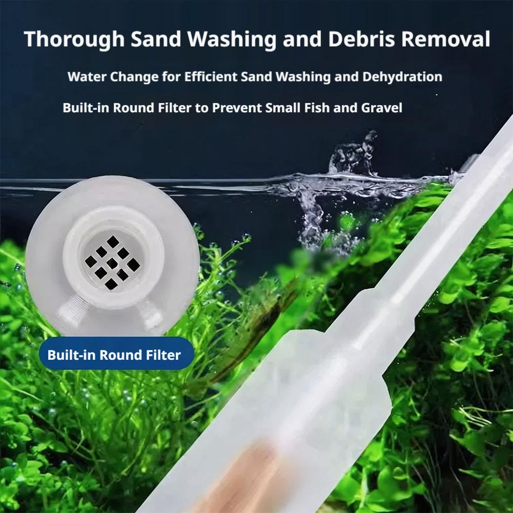Ręczny syfon do akwarium, zest – Aquarium Marine Sand recenzja i cena
