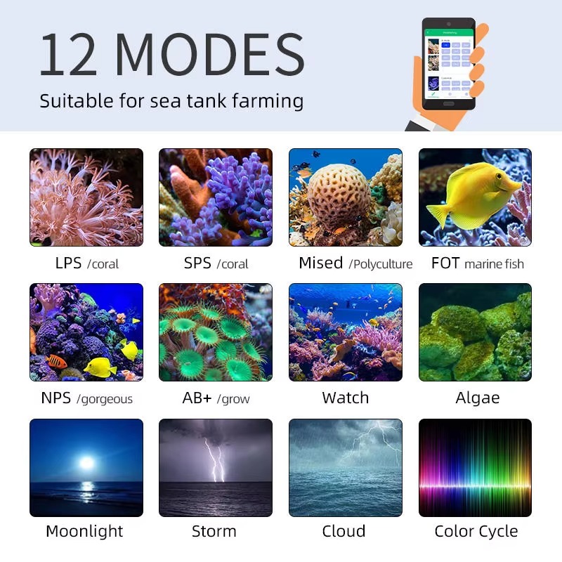 Lampa LED do akwarium morskieg – Aqua Marine Tank recenzja i cena