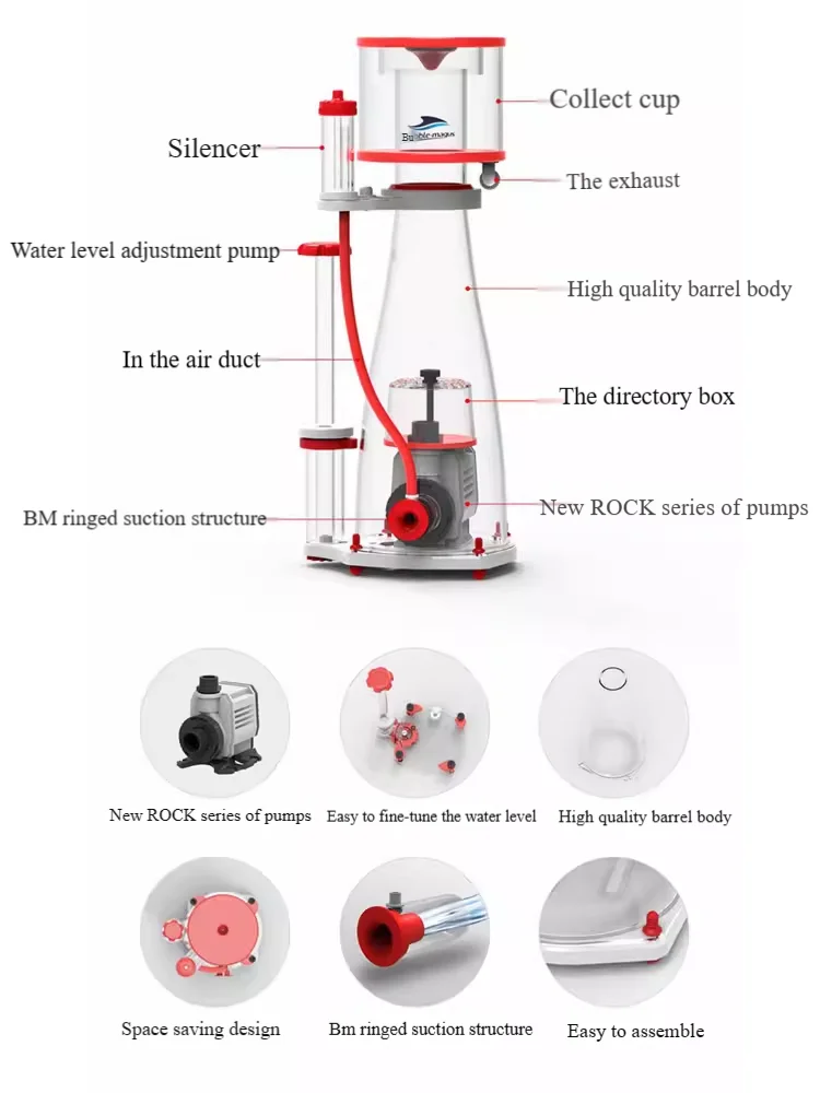 220-240V 50Hz Bubble Magus Cur – Marine Aquarium Protein Skimmer recenzja i cena