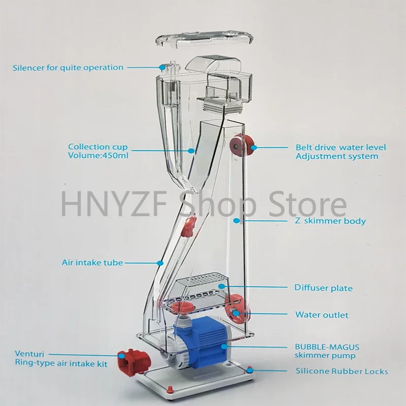 Bubble Magus Z5 Z6 Z7 Z8 Wewnę – Marine Aquarium Protein Skimmer recenzja i cena