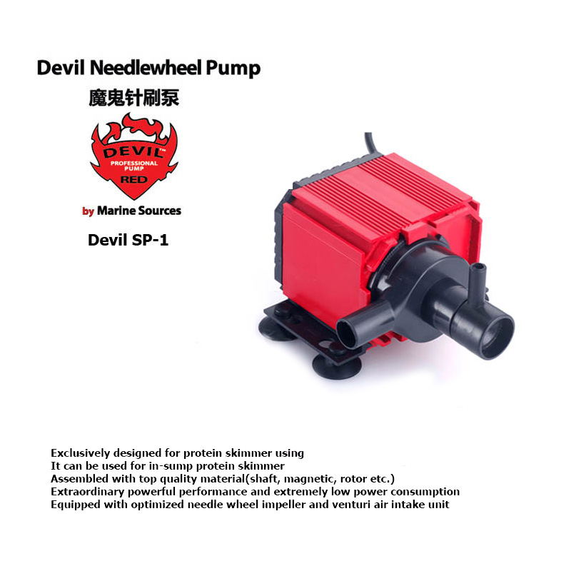 Pompa igłowa Red Devil do skim – Marine Aquarium Protein Skimmer recenzja i cena