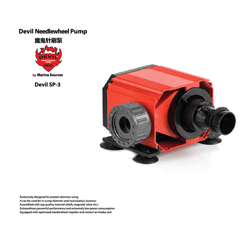 Pompa igłowa Red Devil do skim – Marine Aquarium Protein Skimmer recenzja i cena